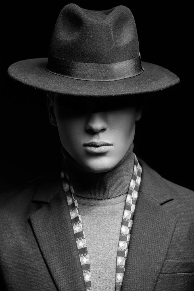 Mocno rozświetlone kości policzkowe. Czekoladowe usta