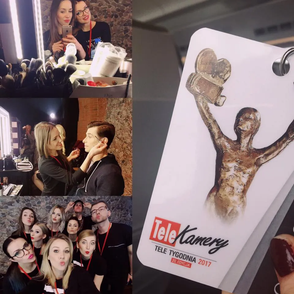 Makijaż. Gwiazdy. Telekamery. Sesja. Backstage. Malowanie. Przygotowanie do występu. Makijaż do zdjęć