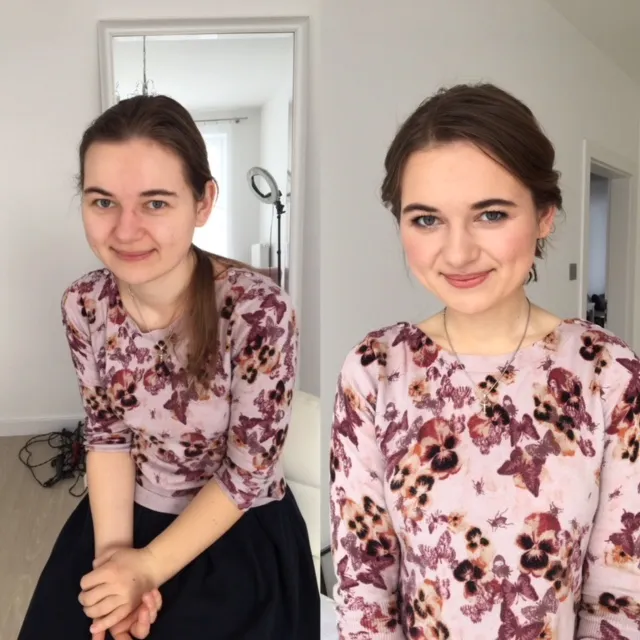 Makijażystka Kraków. Wizażystka Kraków. Makijaż i fryzura wizażystka. Makijażystka dojazd do klienta. Subtelny makijaż ślubny. Delikatny makijaż ślubny. Proste upięcie ślubne włosów