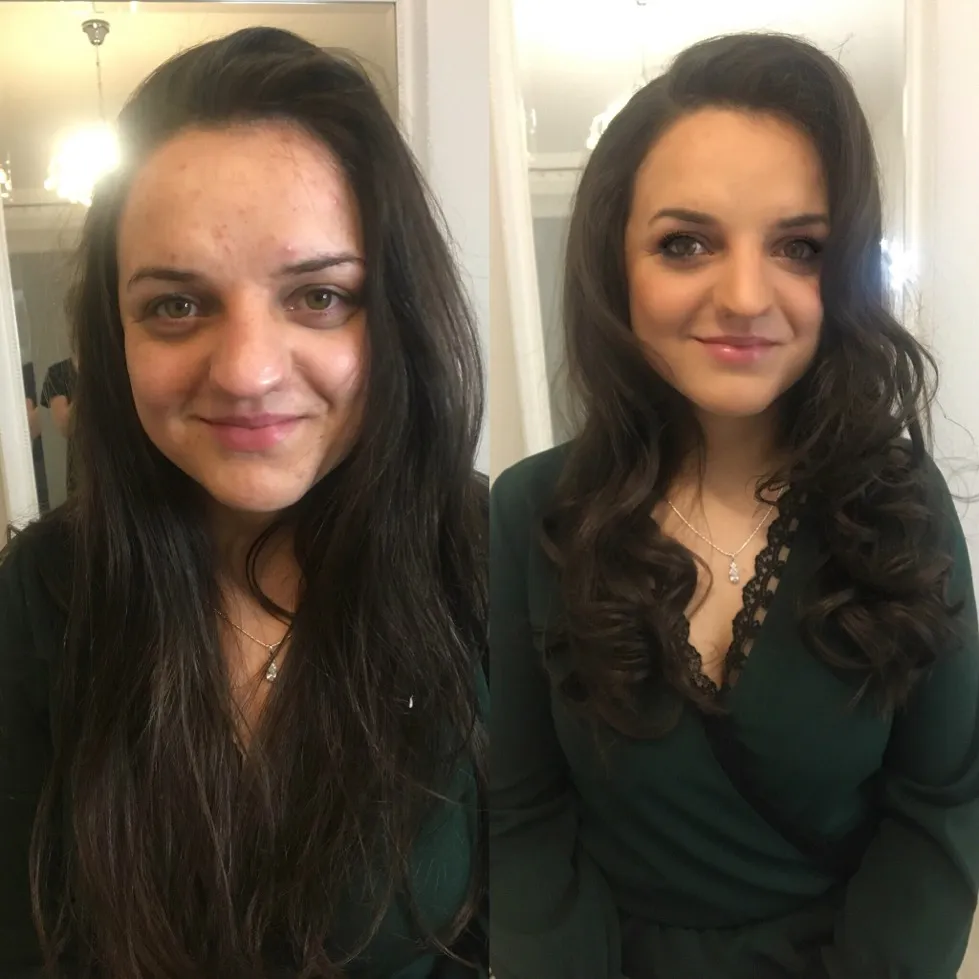 Nawet przy czarno białych zdjęciach wymagana jest pomoc makijażystki. Dobór kosmetyków polega na ich intensywności. W tego typu zdjęciach liczy się dobre konturowanie twarzy