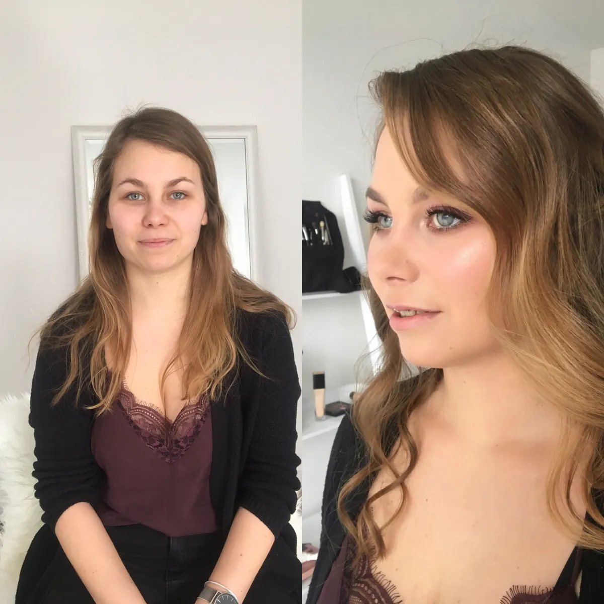 Makijaż i fryzura ślubna w Krakowie. Makijaż i fryzura ślubna z dojazdem do klienta. Makijaż ślubny Kraków, fryzura ślubna Kraków